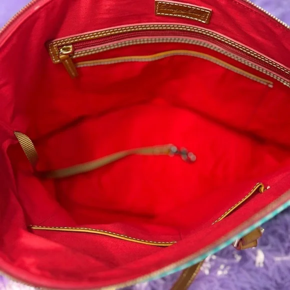 🛑SOLD🛑 RARE EXCLUSIVE, DOONEY & BOURKE Women’s Sena Zip Top Shopper Tote Bag - Picture 11 of 17